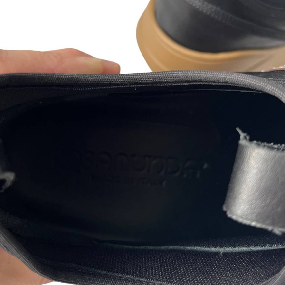 ROSAMUNDA SLIP-ON LEATHER TRAINERS SNEAKERS WOMEN SIZE EU39/US 9-9.5 - Picture 10 of 11